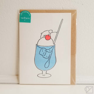 Polar Bear Float Greeting Card