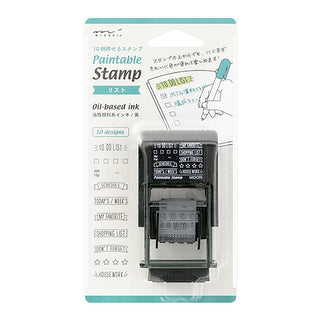 Midori Paintable Rotary Stamp List