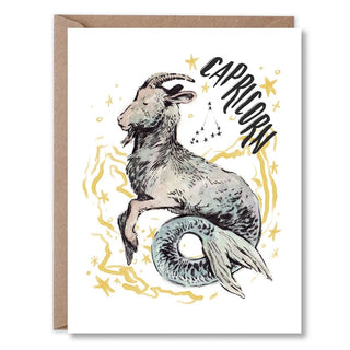 Capricorn Birthday Card