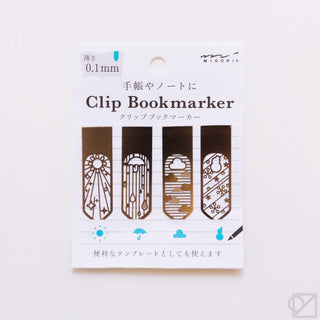 Midori Weather Bookmark Clips