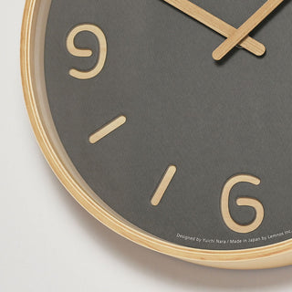 Lemnos Thompson Paper Clock Grey