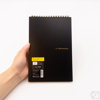 Mnemosyne A5 Spiral Memo Notebook Grid