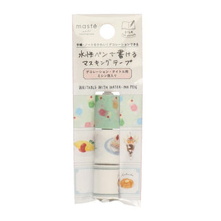 masté Monthly Style Washi Tape Trio Café